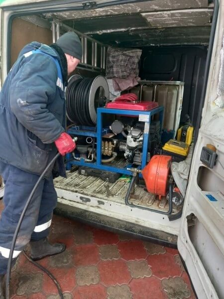 гідродинамічне усунення засмічень у Білоцерківському районі